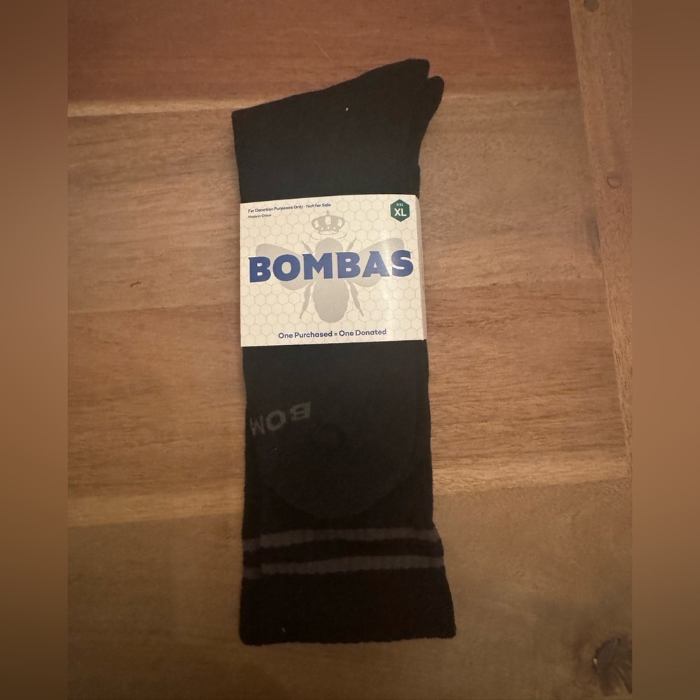 Bombas Dark Casual Socks Men's Women's - Picture 2 of 3